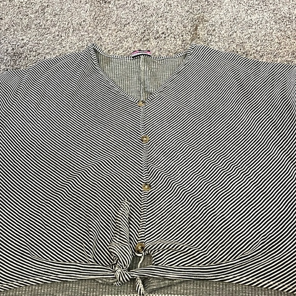 Striped tie tee - Picture 1 of 2